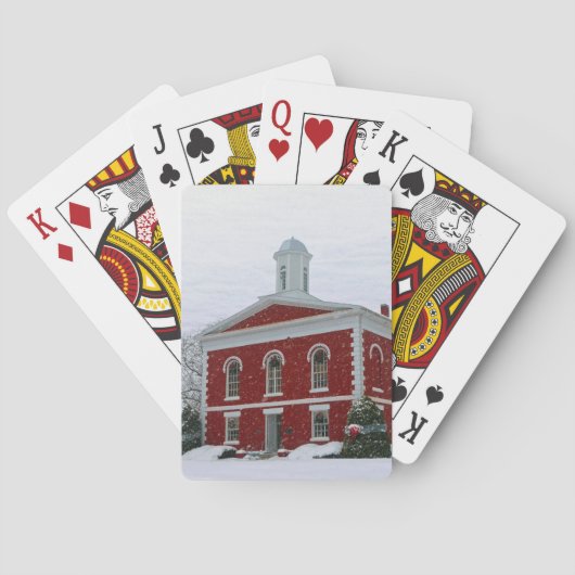 Jeu De Cartes Neige du palais de justice (dos)