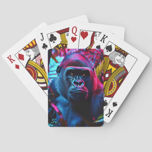 Jeu De Cartes Neon Gorilla (dos)