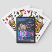 Jeu De Cartes Neon Moon Painting by Alfred Fox (dos)