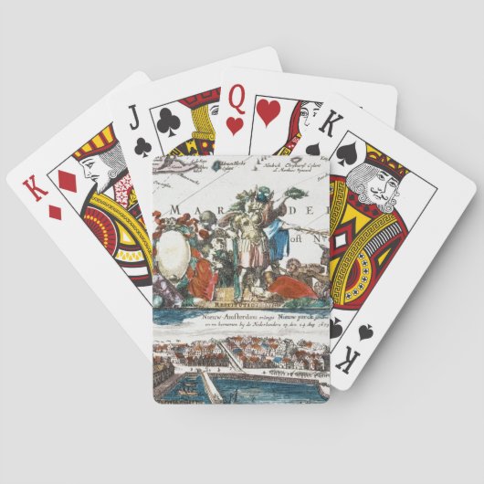 JEU DE CARTES NEW AMSTERDAM, 1673 (dos)