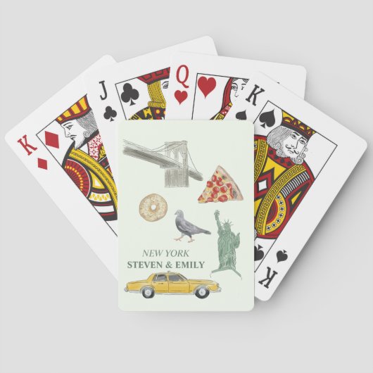 Jeu De Cartes New York (dos)