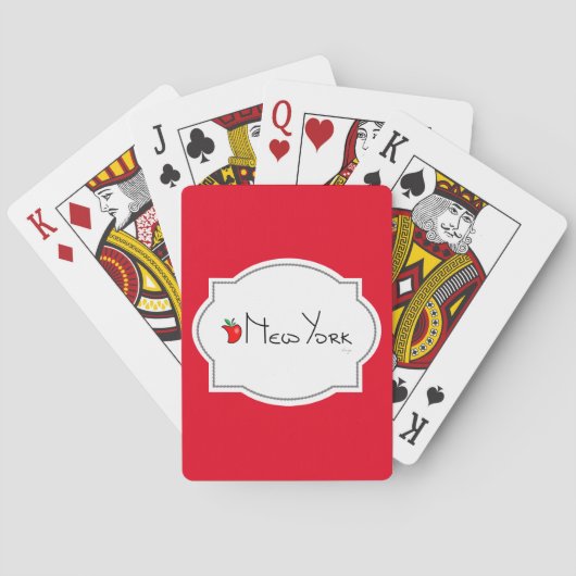 Jeu De Cartes New York Big Apple (dos)