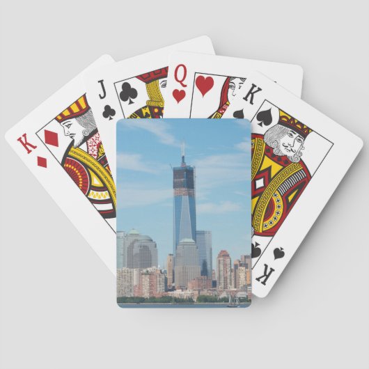 Jeu De Cartes New York, New York. Skyline de Manhattan City (dos)