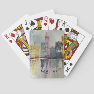 Jeu De Cartes New York NYC Skyline Cityscape 