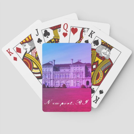Jeu De Cartes Newport, Rhode Island Architecture historique (dos)