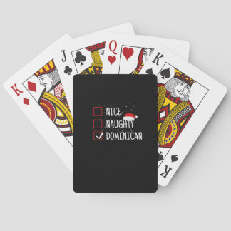 Jeu De Cartes Nice Naughty Dominican Christmas List  