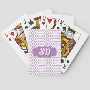 Jeu De Cartes Nid d'abeille Hexagone Rose Clair