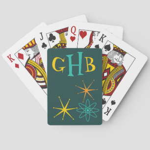 Jeu De Cartes Nifty Cinties Atom et Stars Monogramme