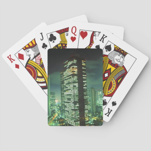 Jeu De Cartes Nightscape, Shinjuku, Tokyo, Japon (dos)