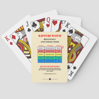 Jeu De Cartes Niveaux d'alerte de Rapture