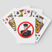 Jeu De Cartes No Chauffeur Allowed Symbol Funny Warning (dos)