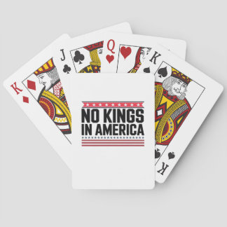 Jeu De Cartes No Kings In America USA Bold Design