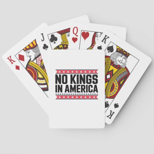 Jeu De Cartes No Kings In America USA Minimal Clean (dos)