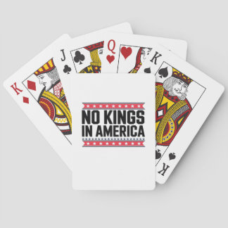 Jeu De Cartes No Kings In America USA Minimal Clean