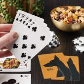 Jeu De Cartes Noble noir Doberman (In Situ)