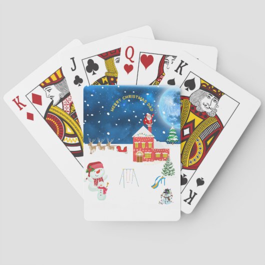 Jeu De Cartes Noël (dos)