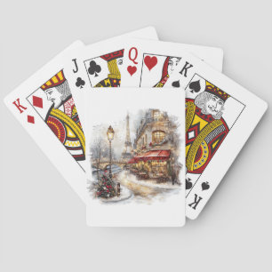 Jeu De Cartes Noël À Paris Jouer Des Cartes