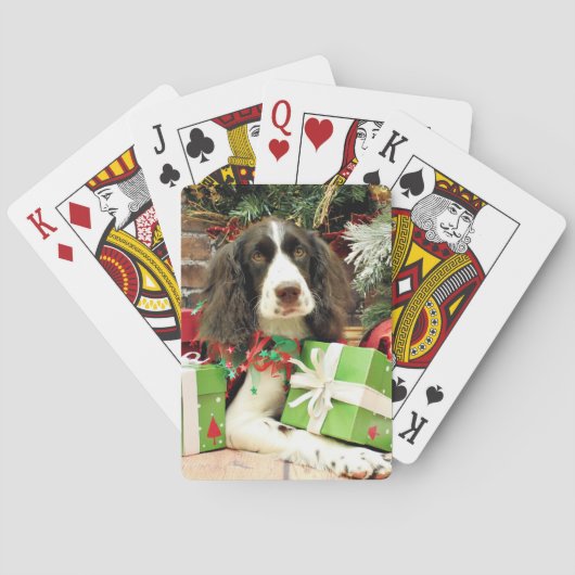 Jeu De Cartes Noël - Anglais Springer Spaniel - Kinzie (dos)