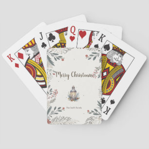 Jeu De Cartes Noël Aquarelle Salutations