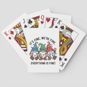 Jeu De Cartes Noël C'est Bien Nous Allons Bien Tout Va Bien Gnom