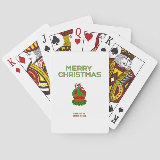 Jeu De Cartes Noël Cupcake Classic Playing Cards (dos)