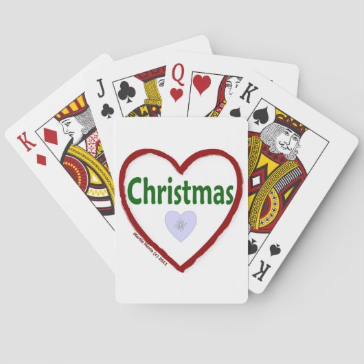 Jeu De Cartes Noël d'amour (dos)