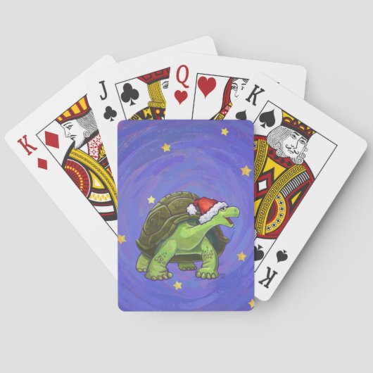 Jeu De Cartes Noël de la tortue nocturne étoilée (dos)