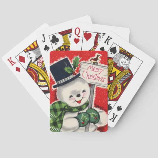 Jeu De Cartes Noël de Noël (dos)