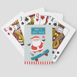 Jeu De Cartes Noël de planche à roulettes