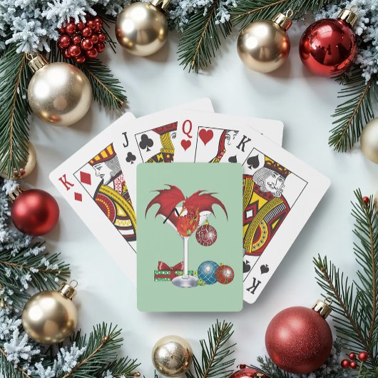 Jeu De Cartes Noël Fête Joie Dragon