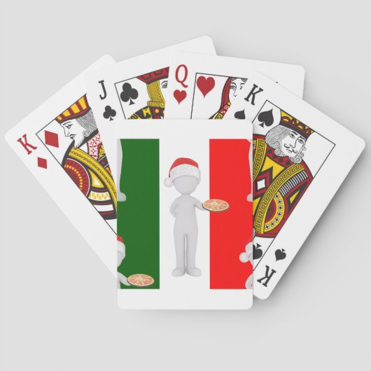 Jeu De Cartes noël italien (dos)
