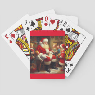 Jeu De Cartes Noël Père Noël Avec Enfants 3