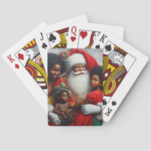 Jeu De Cartes Noël Père Noël Avec Enfants 7