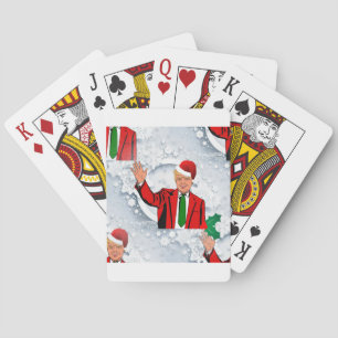 Jeu De Cartes noël père Noël donald trump