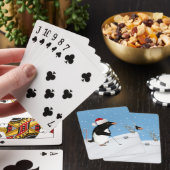 Jeu De Cartes Noël, pingouin jouant au golf (In Situ)