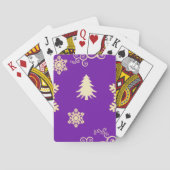 Jeu De Cartes Noël pourpre (dos)