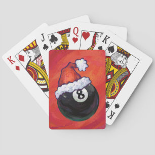 Jeu De Cartes Noël Red Hat de 8 boules