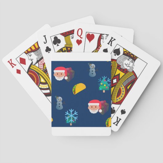 Jeu De Cartes noël taco emoji (dos)