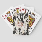 Jeu De Cartes Noir Blanc Or Sud-Ouest de la vache Noire (dos)