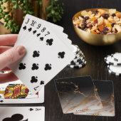Jeu De Cartes Noir et Marbre blanc (In Situ)