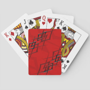 Jeu De Cartes Noir sur Rouge "Thorn" Jouer des cartes