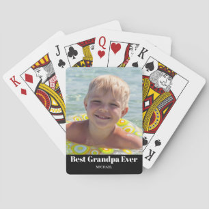 Jeu De Cartes Nom de la photo de Meilleur Grand-Père