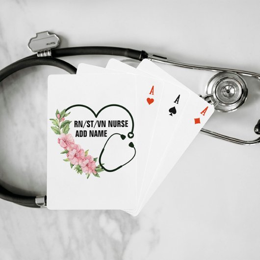 Jeu De Cartes Nom de l'infirmière étudiante-inscrite-ancienne