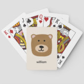 Jeu De Cartes Nom de l'ours Brown (dos)