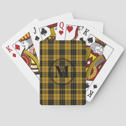 Jeu De Cartes Nom du monogramme du clan écossais MacLeod (dos)