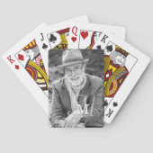 Jeu De Cartes Nom du monogramme Photo moderne élégante personnal (dos)