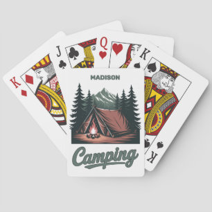 Jeu De Cartes Nom personnalisé Camping