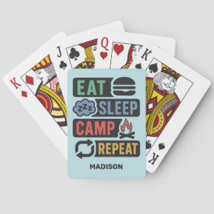 Jeu De Cartes Nom personnalisé Camping
