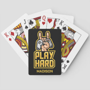 Jeu De Cartes Nom personnalisé Gamer