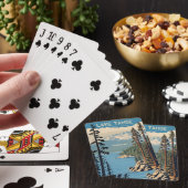 Jeu De Cartes Nom personnalisé lac Tahoe (In Situ)